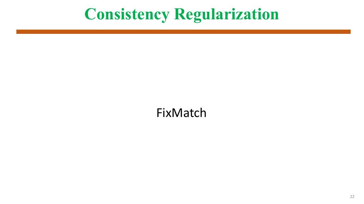 Sơ đồ consistency regularization của FixMatch