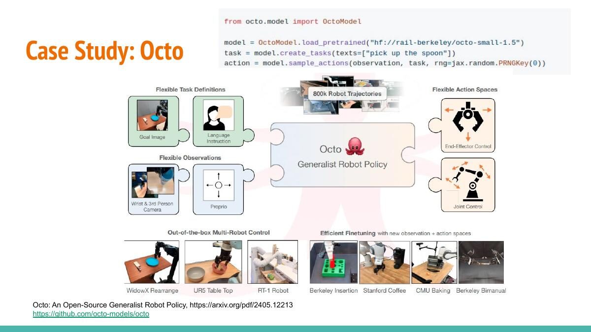 Case study Octo về generalist robot policy